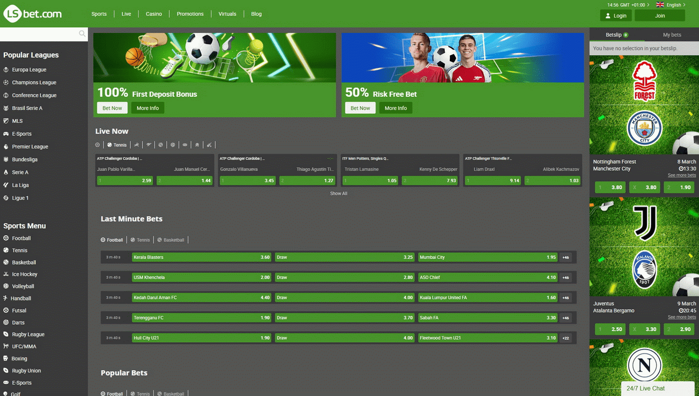 Ponudba stav stavnice Lsbet